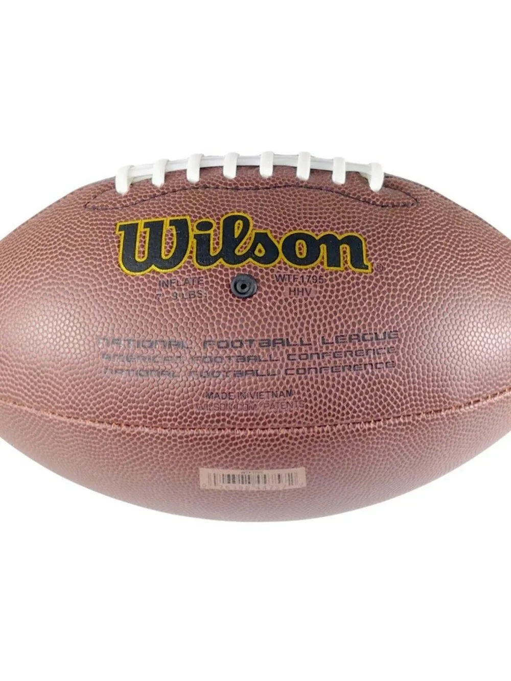 Adam Thielen Signed Wilson NFL Football Vikings Panthers Exact Proof COA
